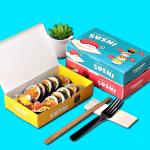 Sushi egg tart Pizza Environmental Single copper paper Colorful box package