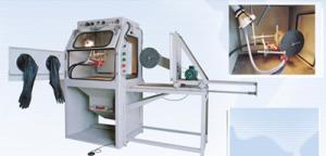 Wholesale White Color Automatic Sandblasting Machine , Auto Sandblasting Equipment from china suppliers