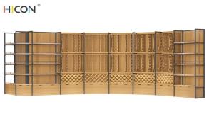 Wholesale Combined Floor Brown Wood Retail Store Display Racks for Sale from china suppliers