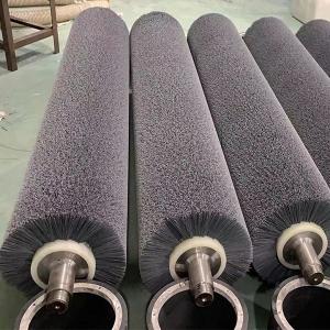 Wholesale Customized 240 Grit Abrasive Wire Roller Brush For Polishing from china suppliers