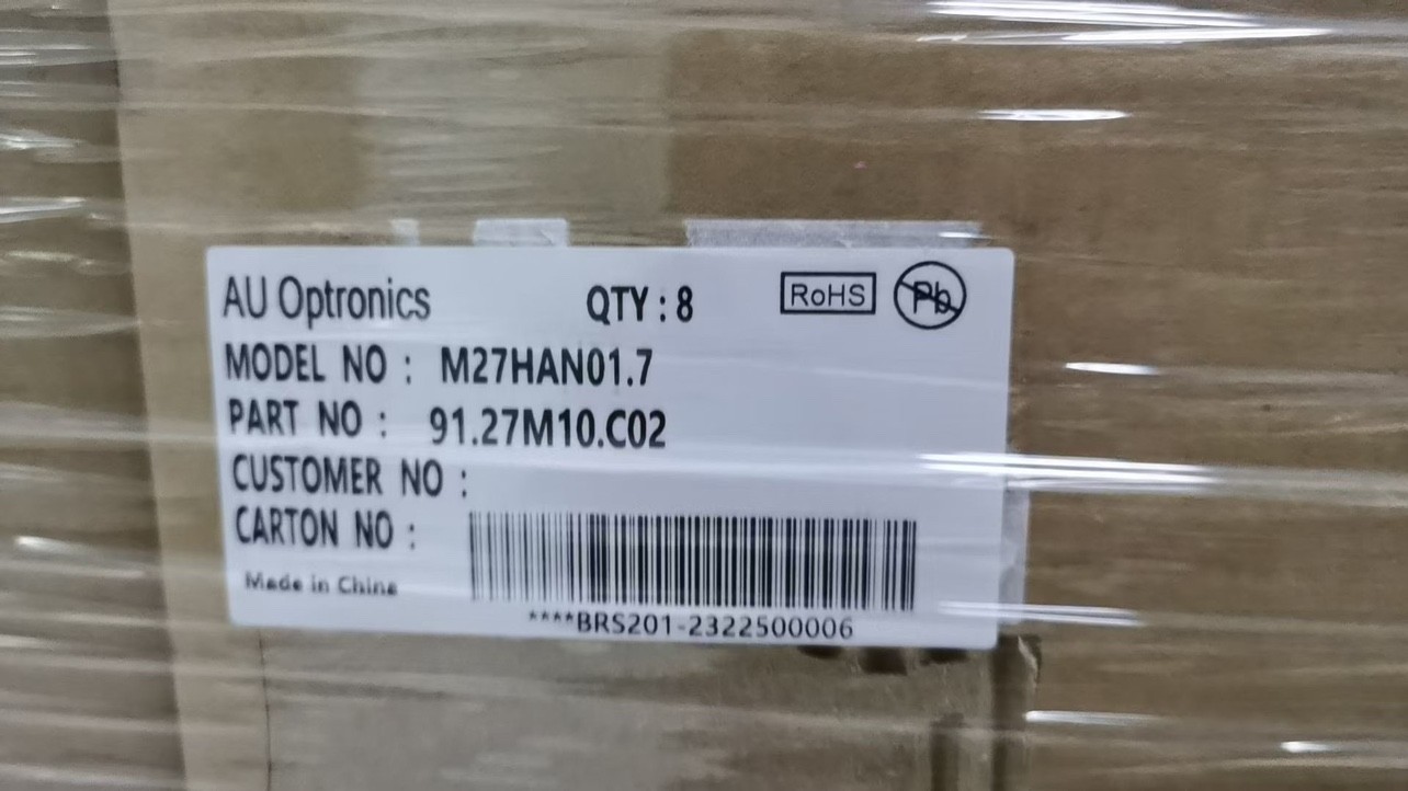 M270HAN01.7 AUO 27.0" 1920(RGB)×1080, 300 cd/m² INDUSTRIAL LCD DISPLAY