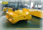 Coils Handling Rail Transfer Trolley / Motorized Rail Cart For Steel Factory