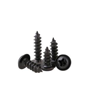 Wholesale Stainless Steel Black Zinc Pan Washer Head Self Tapping Sheet Metal Screw with Collar from china suppliers