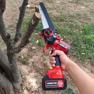 Wholesale Professional Mini Chainsaw Electric Handle Top Tree Cutter with 2 Batteries Cordless Wood Cutting from china suppliers