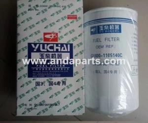 Wholesale GOOD QUALITY YUCHAI FUEL FILTER G5800-1105140C from china suppliers