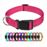 Stylish Nylon Pet Collar Rust Resistant Waterproof Reflective Dog Collars