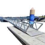 Customizable Marine Aluminum Gangways Ramps Floating Pontoon Walkway Solution