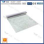 2mm Acoustic Rubber Underlayment Silver Film Coaing 2.5kg/M2