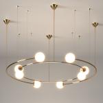 Modern Luxury Chandelier Home Decor For Dinning Room Nordic ring Chandelier(WH