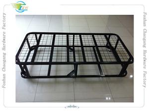 Wholesale Durable Heavy Duty Metal Mesh Bed Frame , Iron Tube Platform Foldable Bed Base from china suppliers
