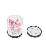 Plastic Round Box Round Gift Box With Paper Lid For Skincare Products
