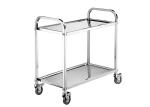 ST2/100 ST3/100 ST3/100A Four Wheels Stainless Steel Trolley Loading Capacity
