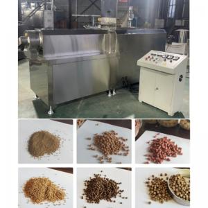 Wholesale OEM 0.8-12mm Floating Fish Feed Pellet Making Machine Pet Dog Food Extruder from china suppliers