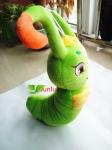 Plush Caterpillar Stuffed Toy Insect Green Toy Holiday Gift Present 35cm Hanging