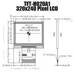 2.0 Inch TFT LCD Module Display 320x240 SPI Industrial Monitor Manufacturer