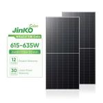 615W 620W 625W 630W 635W Jinko Original A Grade Bifacial Solar Panels for