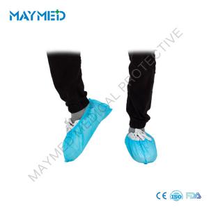 Wholesale Nonwoven Disposable ESD Machine Made PP Shoe Covers Anti Static With Conductive Tapes from china suppliers