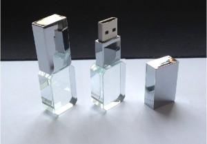 Wholesale Wedding Gifts Crystal USB Stick Gift USB2.0 / 3.0 10 ~ 30MB / S For Any Modern System from china suppliers