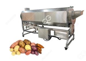 Wholesale Full Automatic Industrial Potato Washing And Peeling Machine Carrot Ginger Washer Peeler from china suppliers
