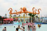 Customized 8m Height Octopus Spray For Aqua Water Playground Equipment