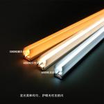 Modern Surface Mounted Single Glass Shelf Cabinet Lighting Warm White Led Glass