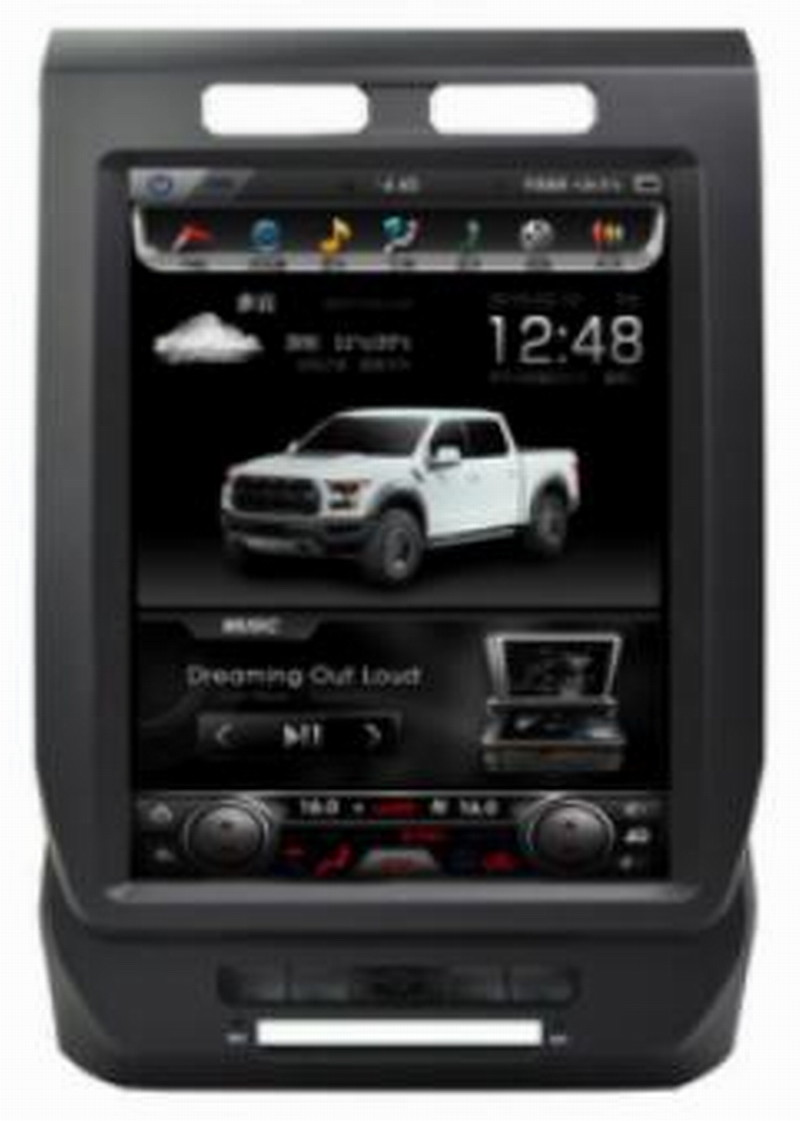 Ouchuangbo gps auto radio android 8.1 for Ford OLD F150 2009-2013 wifi radio USB bluetooth BDDR3 4GB