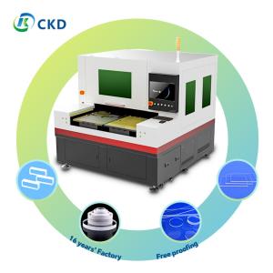 Wholesale OPC Supported Industrial Laser Glass Cutting Machine with Heavy Duty Wheels from china suppliers