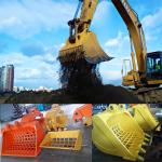 0.36 Cbm Mini Excavator Skeleton Bucket For CAT306D EC35D CE Approval