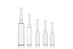 clear amber borosilicate glass ampoule medical cosmetic use