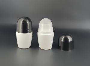 Wholesale Black Cap Round Empty PP Plastic Roller Ball Bottles 50ml from china suppliers