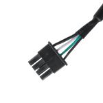 HSG 43645-0400 MX3.0-4P To Semi-stripped Wire And Ring Grounding Collar LVDS