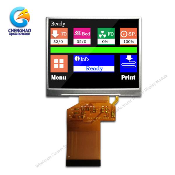 Quality 320x240 3.5" TN Ips Tft Screen 1000nits High Backlight Lcd Panel for sale