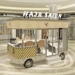 Electric Mobile Hair Cut Salon for Retail and Vegetable Processing Plant Style