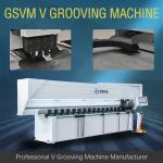 CE V Groove Cutting Machine Metal Curtain Wall Panel Horizontal V Cutting