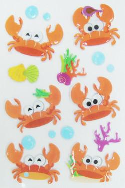 Beautiful Gift Items Custom Puffy Stickers Multi Functional Environmental