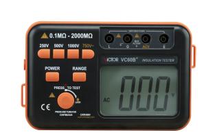 Wholesale LCD Display Digital Megohmmeter 1000v from china suppliers