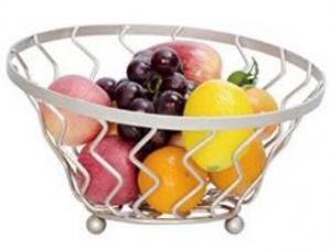 Wholesale Fashion Kitchen accessory Gift Basket,Wire Fruit Holder,Hanging Metal Fruit Basket from china suppliers