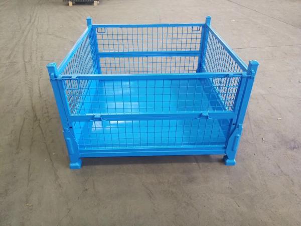 Transportation Collapsible Pallet Bins / Folding Pallet Container High