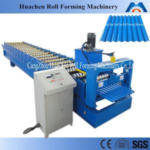 Wholesale Corrugated Long Span Roofing Sheet Roll Forming Machine with Chain Drive from china suppliers