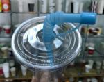 90mm Flat Plastic Cup Lid For Cold Drinking Cups Transparent Heat - Resistant