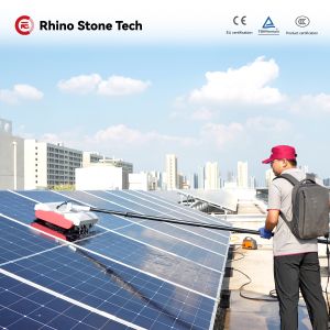 Wholesale Extended Reach Solar Cleaning Brush Carbon Fiber Telescopic Rod Anti Static from china suppliers