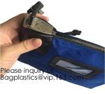 Locking Satchel A3 Money Bags,Leatherette Cash Bag,Utility Coin Bag for Business