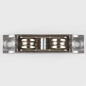 Wholesale Load Capacity 55 kg/pair Width 16mm UPVC Window and Door Accessories Zinc Alloy Double Roller Grooved from china suppliers