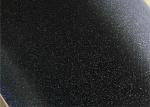 Decorative packaging film with a black glossy laminate finish that is less than