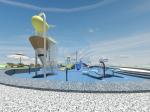 New Design Water Games Splash Pad Playground Outdoor Small Aqua Park Equipment