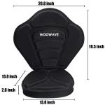 1.72 Kilograms Package Weight WOOWAVE Paddleboard Seat Fishing Boat Seat with