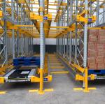 High Space Saving Steel Radio Shuttle Racking System Warehouse Storage