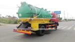 Dongfeng 10cbm Sewer Suction Pump Fecal Sewage Tanker Vacuum Truck