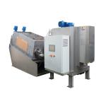 Commercial Sludge Dewatering Machine Low Screw Speed Convenient Maintenance