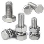 White NXF 2205 Duplex Stainless Steel DIN933 M6*20 Grade D6 Washed Hex Head